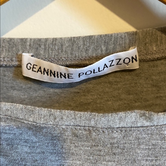 Sleeveless Gray Geannine Pollazzon Asymmetric Maxi Dress - Picture 3 of 5